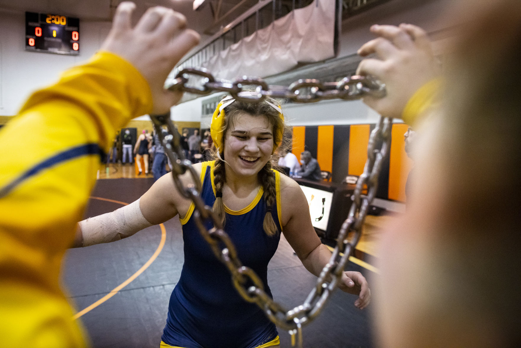 Billings Senior girls wrestling mixer